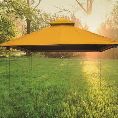 Riverstone Acacia Gazebo Roof Framing And Mounting Kit With Outdura Canopy