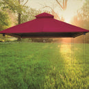 Riverstone Acacia Gazebo Roof Framing And Mounting Kit With Outdura Canopy