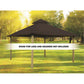 Riverstone Acacia Gazebo Roof Framing And Mounting Kit With Outdura Canopy