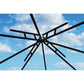 Riverstone Acacia Gazebo Roof Framing And Mounting Kit With Outdura Canopy