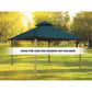 Riverstone Acacia Gazebo Roof Framing And Mounting Kit With Outdura Canopy