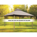 Riverstone Acacia Gazebo Roof Framing And Mounting Kit With Outdura Canopy