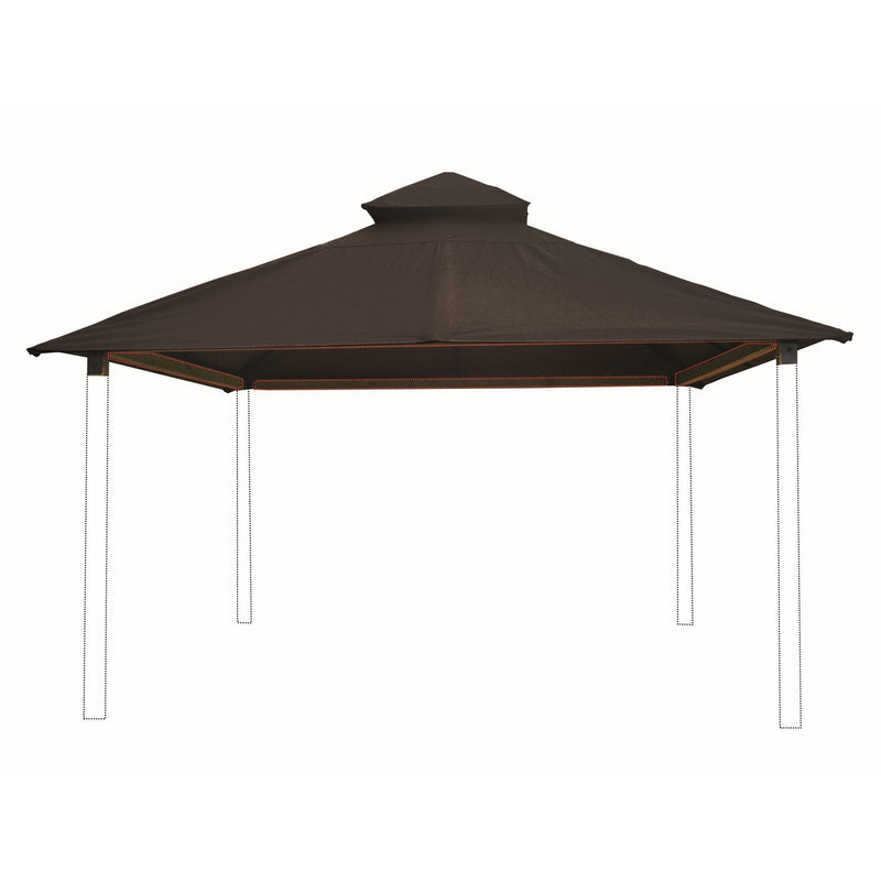 Riverstone Acacia Gazebo Roof Framing And Mounting Kit With Outdura Canopy