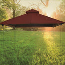 Riverstone Acacia Gazebo Roof Framing And Mounting Kit With Outdura Canopy