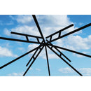 Riverstone Acacia Gazebo Roof Framing and Mounting Kit with Outdura Canopy - Caribbean Blue