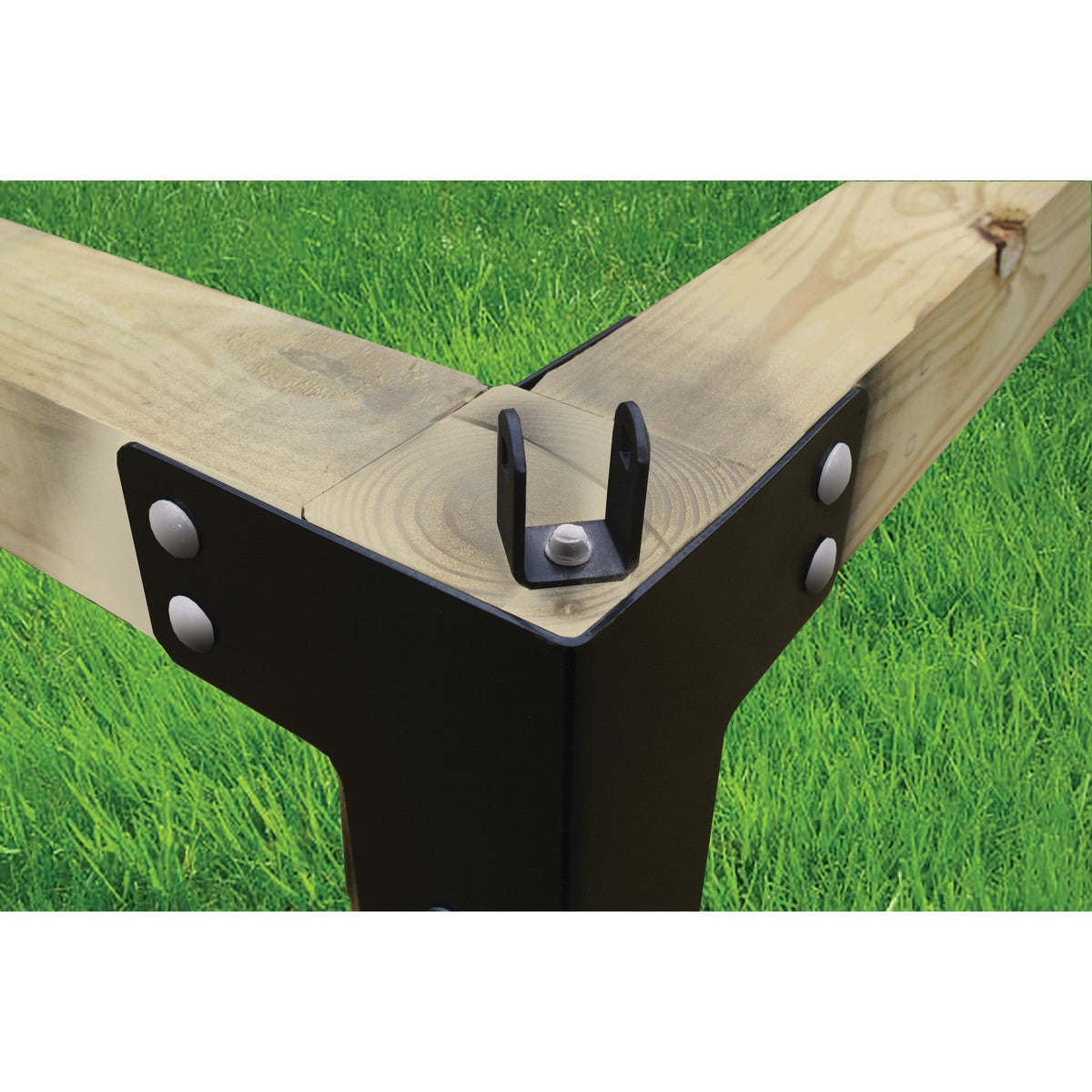 Riverstone Acacia Gazebo Roof Framing and Mounting Kit with Outdura Canopy - Caribbean Blue
