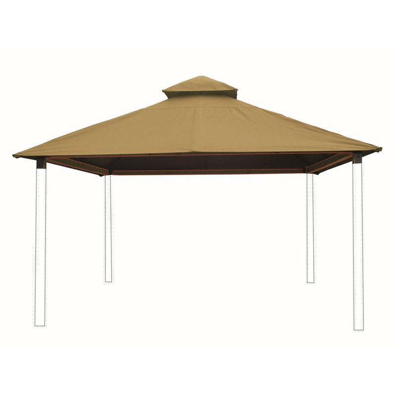 Products Riverstone Acacia Gazebo Roof Framing And Mounting Kit With Sundura Canopy