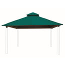 Riverstone Industries Acacia Gazebo Roof Framing and Mounting Kit with Sundura Canopy - AGK12-SD Teal