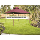 Products Riverstone Industries Acacia Gazebo Roof Framing And Mounting Kit With Sundura Canopy