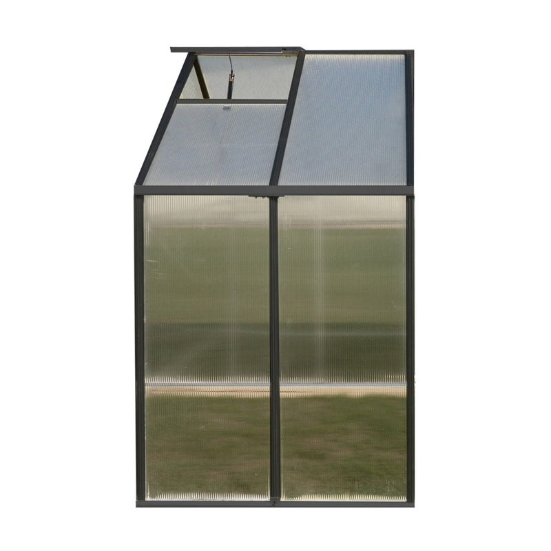 Riverstone Industries Monticello Premium 4' X 8' Greenhouse Extension Kit - Mont-4-BK-Premium