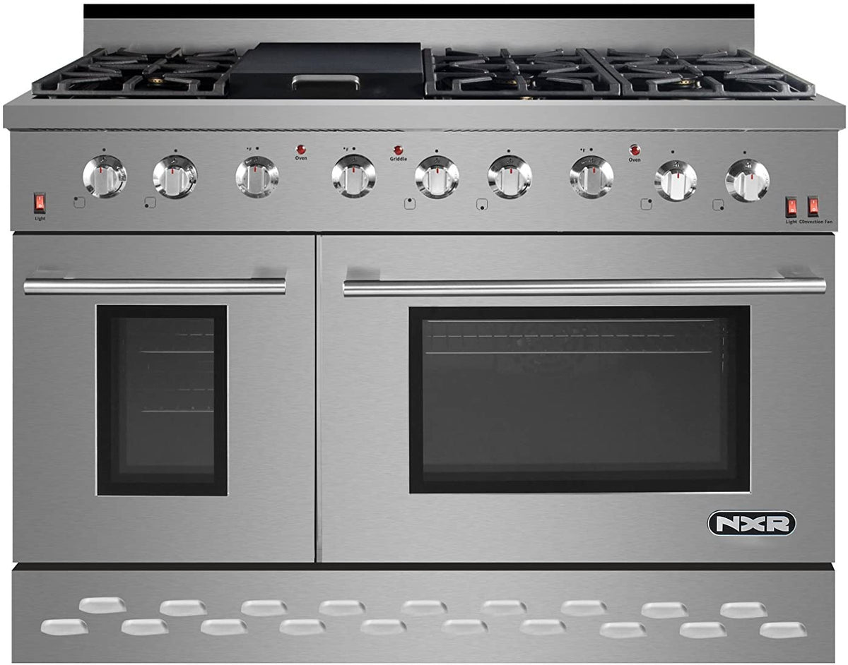 NXR 48 in. Natural Gas Range and Under Cabinet Range Hood Package, SC4811RHBD - MyBBQDirect