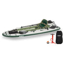 Sea Eagle FishSUP™ 126 Inflatable Fishing Stand-Up Paddleboard Swivel Seat Fishing Rig Package - FS126K_FR