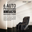 Slender Style SL-Track Kahuna Massage Chair with Heating Therapy 