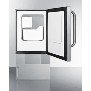 Summit 12 lb. Drain-Free Outdoor Icemaker - BIM24OSBase34 - MyBBQDirect