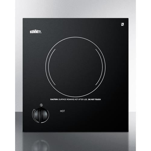 Summit 12" Wide 115V 1-Burner Radiant Cooktop - CR1115 - MyBBQDirect