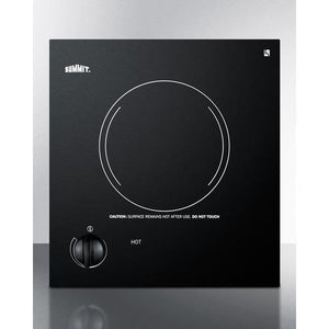 Summit 12" Wide 115V 1-Burner Radiant Cooktop - CR1115 - MyBBQDirect