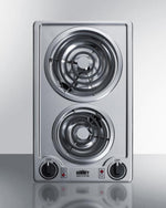 Summit 12" Wide 115V 2-Burner Coil Cooktop - CCE213SS - MyBBQDirect