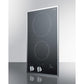 Summit 12" Wide 115V 2-Burner Radiant Cooktop - CR2B12ST - MyBBQDirect