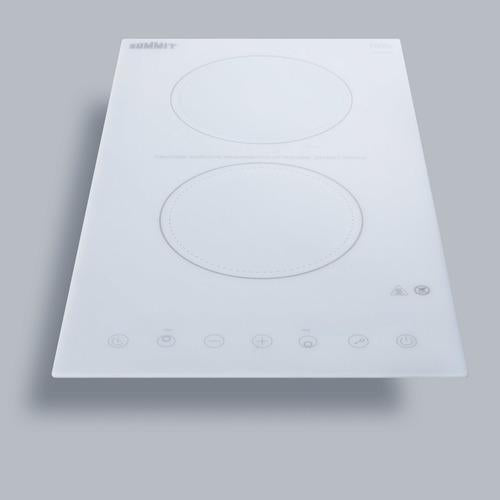 Summit 12" Wide 115V 2-Burner Radiant Cooktop - CR2B15T2W - MyBBQDirect