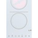 Summit 12" Wide 115V 2-Burner Radiant Cooktop - CR2B15T2W