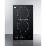 Summit 12" Wide 230V 2-Burner Radiant Cooktop - CR2220 - MyBBQDirect