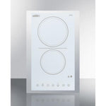 Summit 15" Wide 230V 2-Burner Radiant Cooktop - CR2B23T4WTK15 - MyBBQDirect
