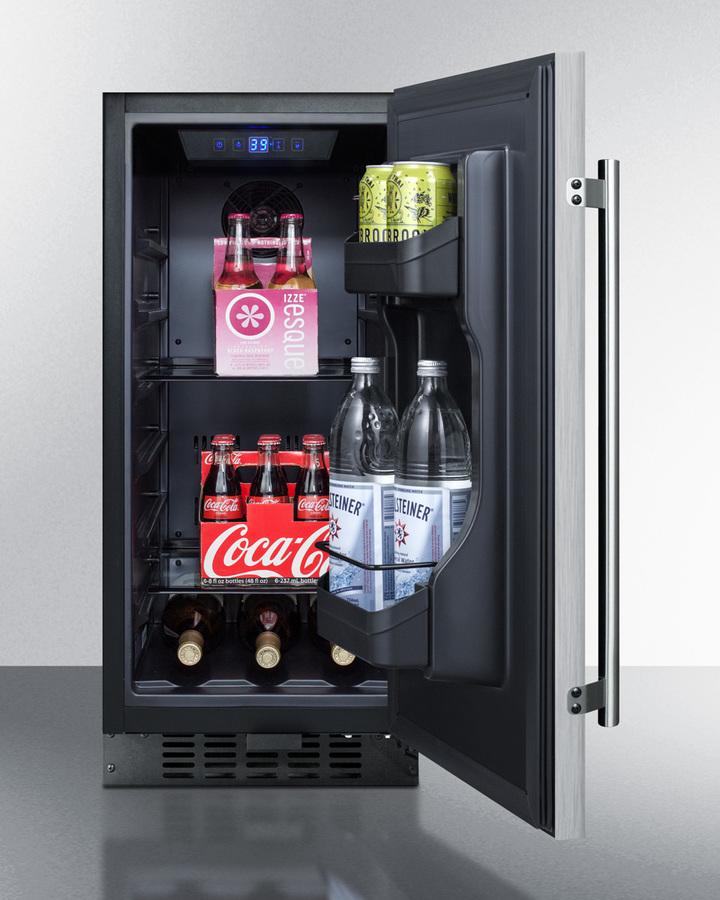Summit 15" Wide Built-In All-Refrigerator ADA Compliant - ALR15BCSS - MyBBQDirect