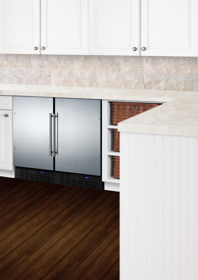 Summit 18" Wide Built-In All-Refrigerator ADA Compliant - FF1843BCSSADA - MyBBQDirect