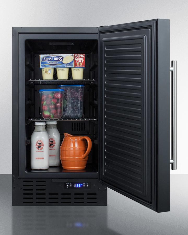 Summit 18" Wide Built-In All-Refrigerator - FF1843B - MyBBQDirect