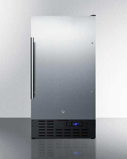 Summit 18" Wide Built-In All-Refrigerator - FF1843BSS - MyBBQDirect