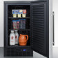 Summit 18" Wide Built-In All-Refrigerator - FF1843BSS - MyBBQDirect