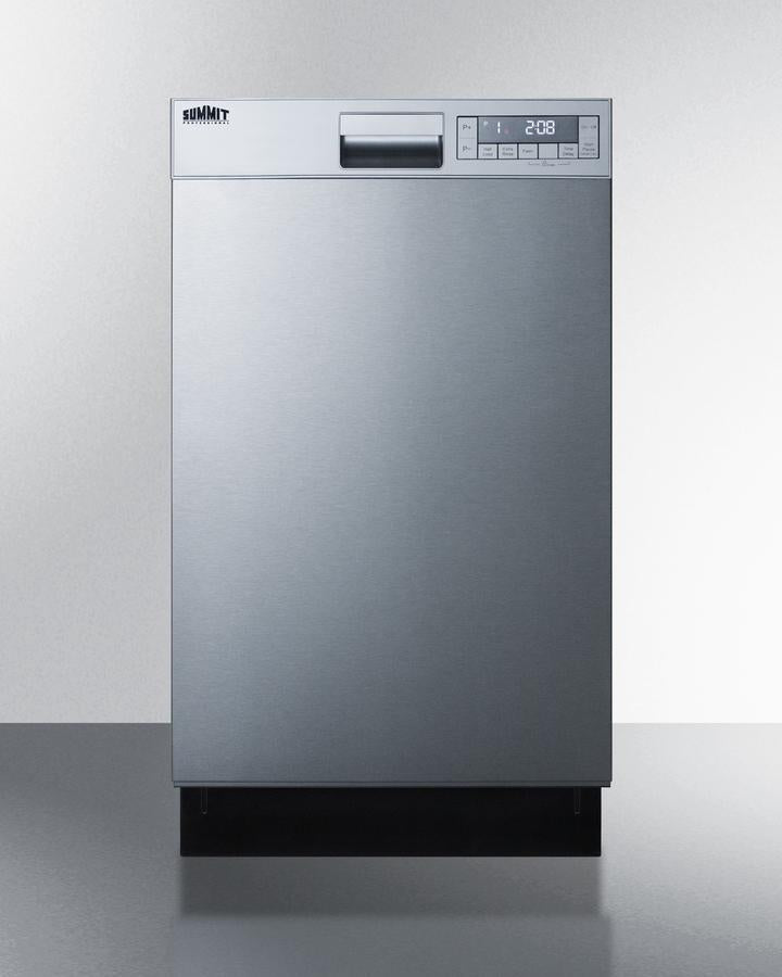 Summit 18" Wide Built-In Dishwasher ADA Compliant - DW18SS4ADA - MyBBQDirect