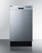 Summit 18" Wide Built-In Dishwasher - DW18SS4 - MyBBQDirect