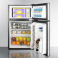 Summit 19" Wide 2-Door Refrigerator-Freezer - CP34BSS - MyBBQDirect