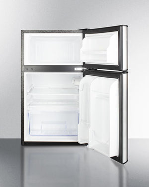Summit 19" Wide 2-Door Refrigerator-Freezer - CP34BSS - MyBBQDirect