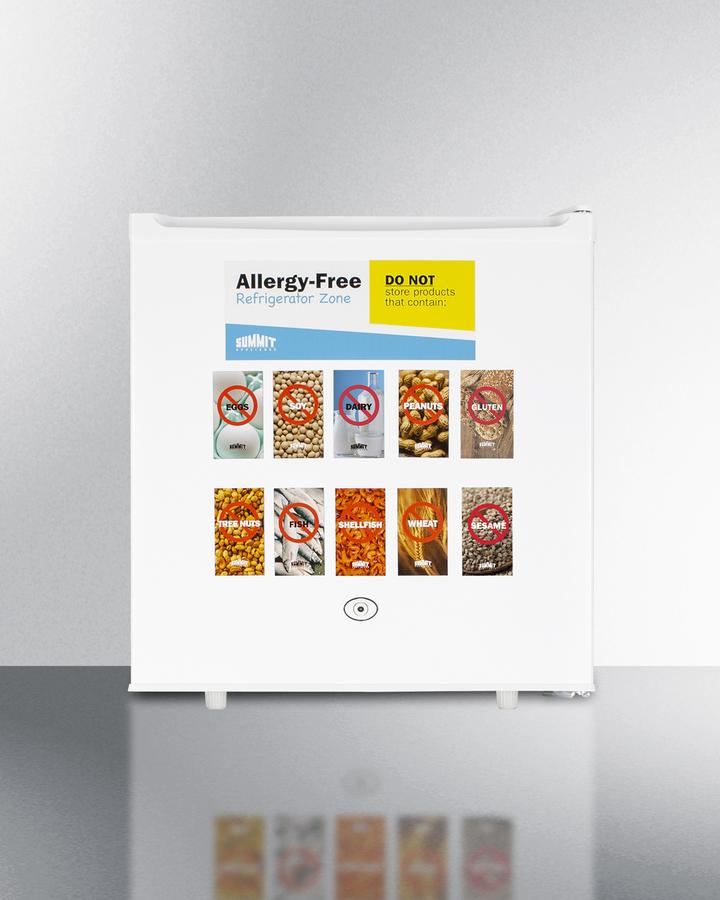 Summit 19" Wide Allergy-Free All-Refrigerator - AZAR2W - MyBBQDirect