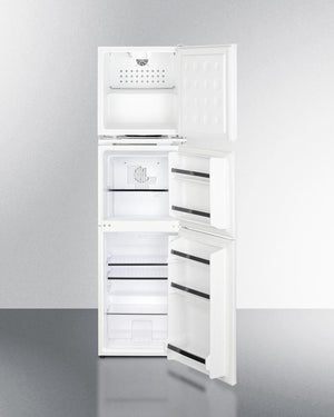 Summit 19" Wide Allergy-Free Refrigerator/General Purpose Refrigerator-Freezer Combination - AZRF7W - MyBBQDirect
