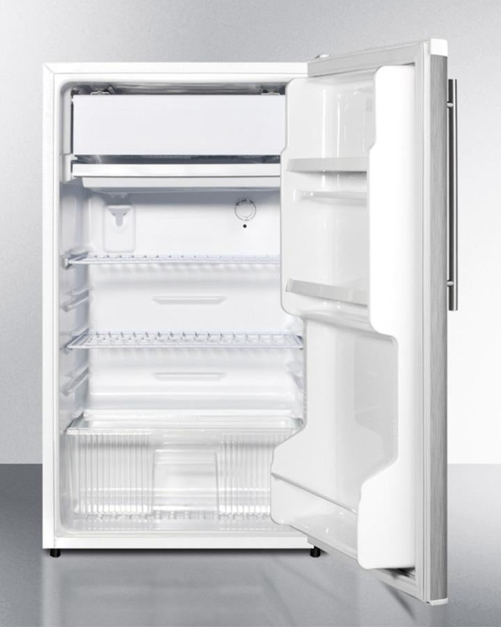 Summit 19" Wide Auto Defrost Refrigerator-Freezer With Thin Handle ADA Compliant - FF412ESSSHVADA - MyBBQDirect
