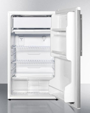 Summit 19" Wide Auto Defrost Refrigerator-Freezer With Thin Handle ADA Compliant - FF412ESSSHVADA - MyBBQDirect