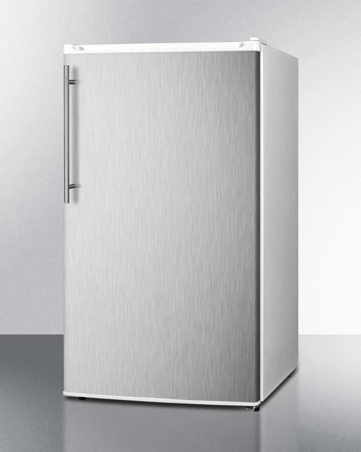 Summit 19" Wide Auto Defrost Refrigerator-Freezer With Thin Handle ADA Compliant - FF412ESSSHVADA - MyBBQDirect