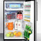 Summit 19" Wide Auto Defrost Refrigerator-Freezer With Thin Handle - FF433ESSSHV - MyBBQDirect
