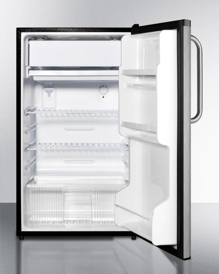 Summit 19" Wide Auto Defrost Refrigerator-Freezer With Towel Bar Handle ADA Compliant - FF433ESSSTBADA