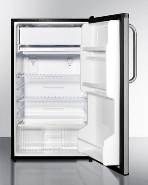Summit 19" Wide Auto Defrost Refrigerator-Freezer With Towel Bar Handle - FF433ESSSTB - MyBBQDirect