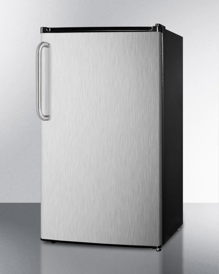Summit 19" Wide Auto Defrost Refrigerator-Freezer With Towel Bar Handle - FF433ESSSTB - MyBBQDirect