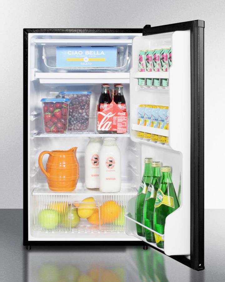 Summit 19" Wide Refrigerator-Freezer With Auto Defrost And Black Exterior ADA Compliant - FF433ESADA