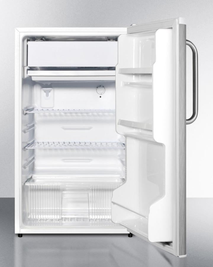 Summit 19" Wide Auto Defrost Refrigerator-Freezer With Towel Bar Handle ADA Compliant - FF412ESSSTBADA