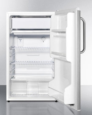 Summit 19" Wide Auto Defrost Refrigerator-Freezer With Towel Bar Handle - FF412ESSSTB - MyBBQDirect