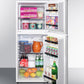 Summit 19" Wide Two-Door Refrigerator-Freezer - FF71ES - MyBBQDirect
