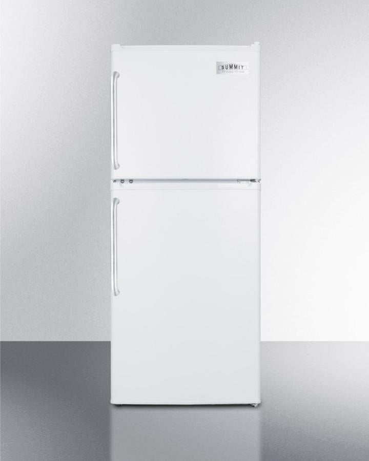 Summit 19" Wide Two-Door Refrigerator-Freezer with Towel Bar Handles - FF71ESTB - MyBBQDirect