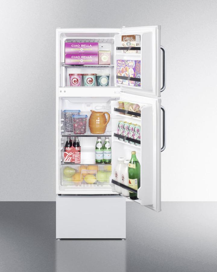 Summit 19" Wide Two-Door Refrigerator-Freezer with Towel Bar Handles - FF71ESTB - MyBBQDirect